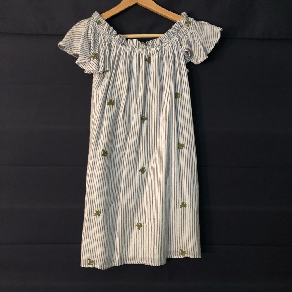 Miami Off the Shoulder Cactus Detail Dress